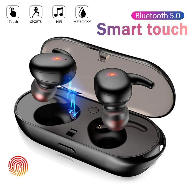 Y30 TWS Wireless headphones Bluetooth 5.0 Earphone Noise Cancelling Headset Stereo Sound Music In-ear Earbuds for all smartphone