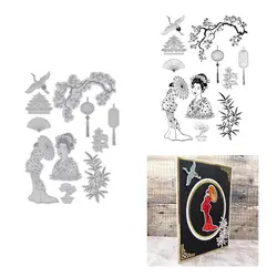 New Layering Metal Cutting Dies and Stamps Scrapbooking For Paper Making Japanese Decoration Embossing Frame Card Craft