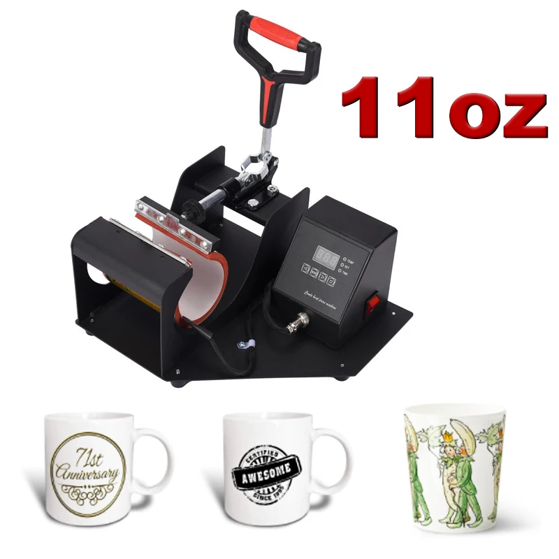 11oz Easy Sublimation Mug Press Machine Mug Heat Press Printer Cup Press Machine Baking Cup machine DIY Photo Printing Machine