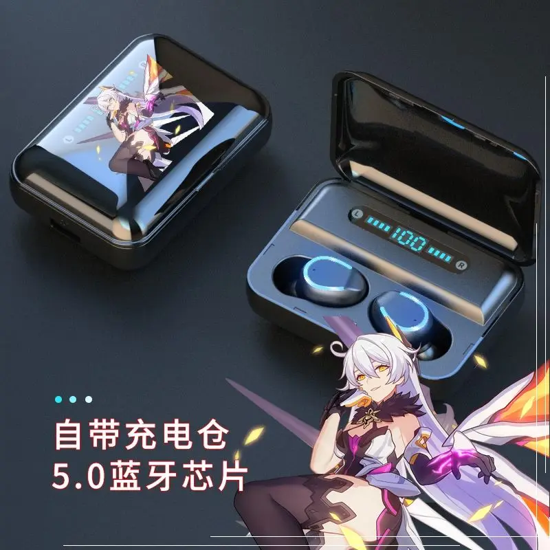 

Game Honkai Impact 3 Seele Vollerei Bronya Zaychik Bluetooth earphones cosplay For Android Wireless Honkai Impact Earbuds 5.0HD