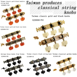 Taiwan classical guitar tri-integrated knob winder knob shaft tuning knob metal accessories