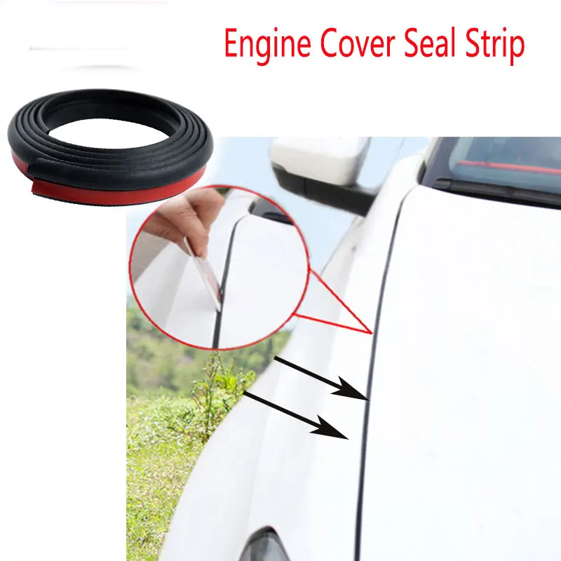 4m Car Engine Hood Seal Trim Sealing Strip For Lexus MG Mercedes Benz W205 W203 W212 W124 W204 AMG Volvo XC90 S60 V40 S80 XC60