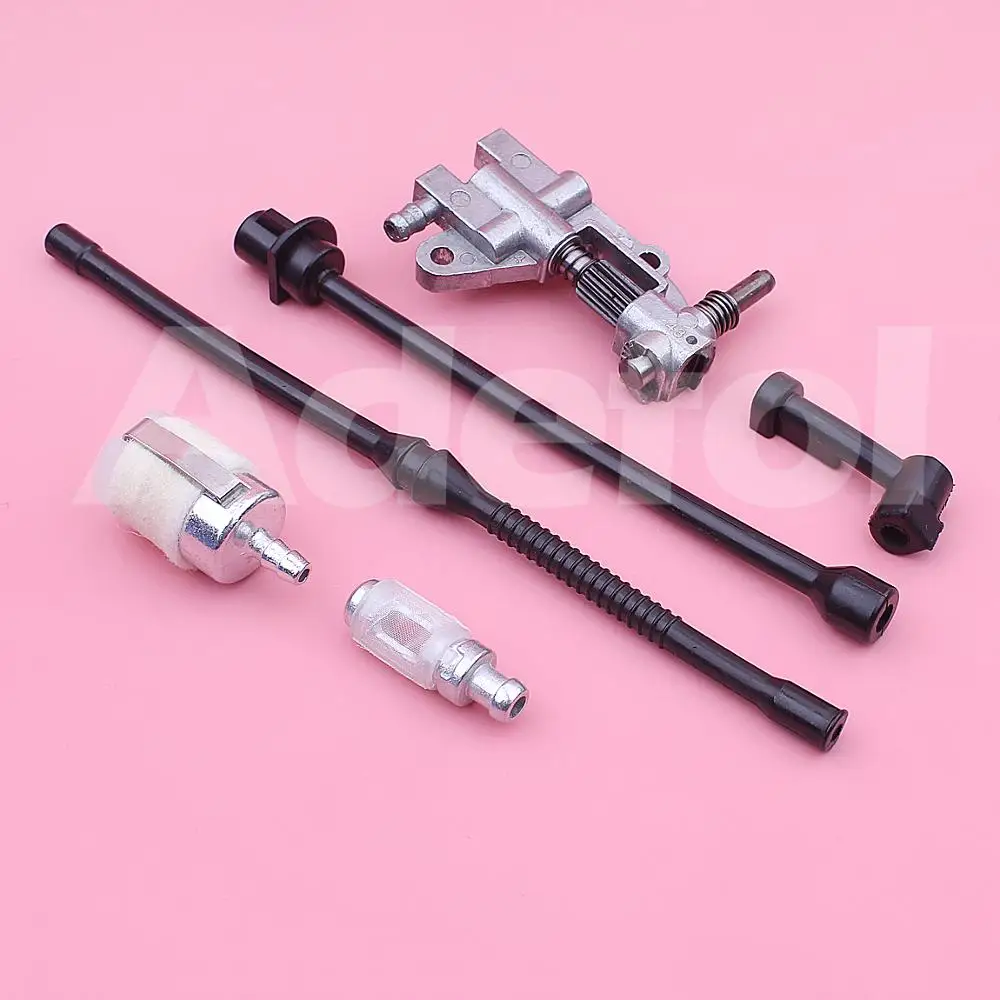 Adefol Oil Pump Pipe Fuel Hose Filter Assembly Kit For Chinese 4500 5200 5800 45cc 52cc 58cc Chainsaw Spare Parts бензопила
