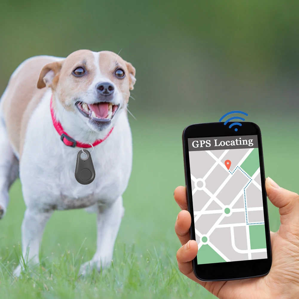 Rastreador GPS inteligente para mascotas, Mini localizador Bluetooth resistente al agua para mascotas, gatos, niños, billetera de coche, accesorios para Collar de llaves