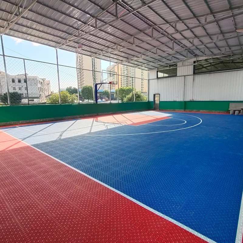 Beable Outdoor Half Court Interlocking Floor Playground Surface Flooring For Backyard Basketball Court