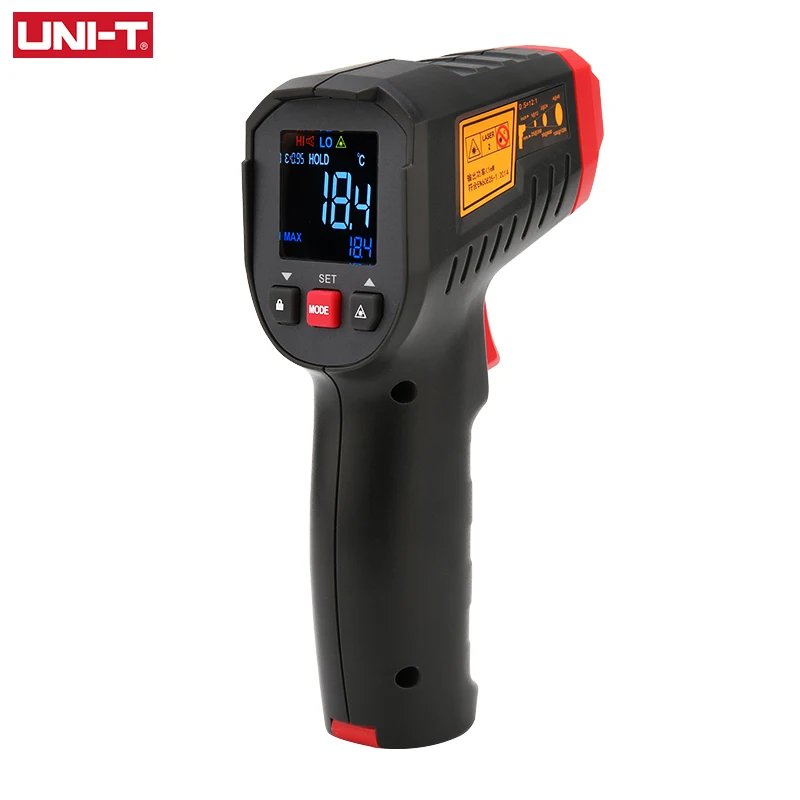 UNI-T UT306C Termometr cyfrowy Termometr na podczerwień Bezdotykowy laserowy miernik temperatury Pistolet -500-500