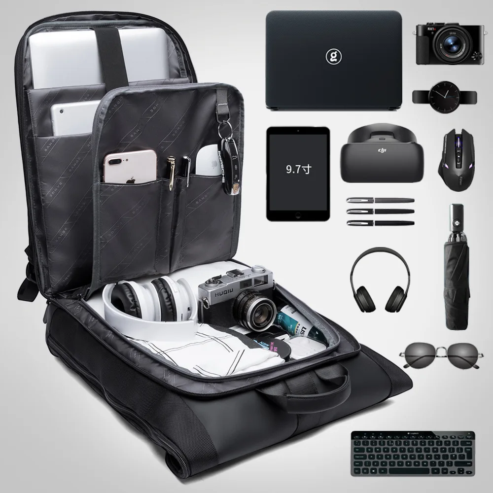 Laptop Bag Large Capacity Backpack Travel Computer Bag For Lenovo Air Pro Macbookpro 11 12 13.3 14 15.6 HP Dell Xiaomi Creative