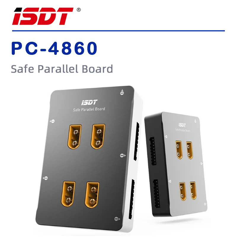 

ISDT PC-4860S Safe Parallel Board Suitable for A6 B6 Q6 Q8 Charger LipoBattery Charger Safe Parallel Board XT60 Charging Plate