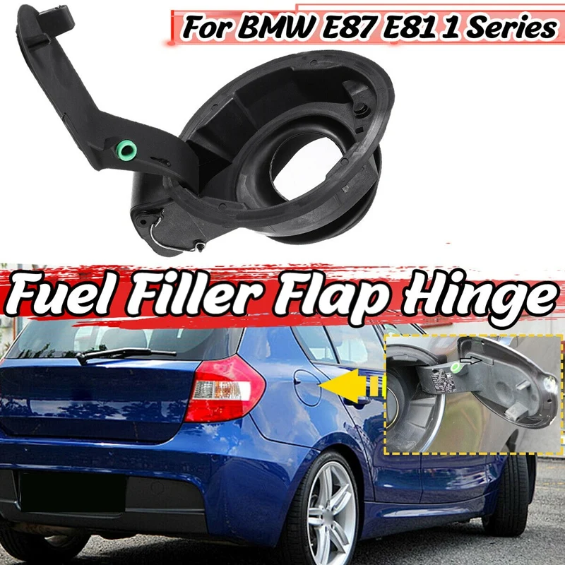 Car Fuel Filler Flap Hinge Cover for-BMW E87 E81 1 Series 2004-2012 51177069449 Fuel Tank Cap Base