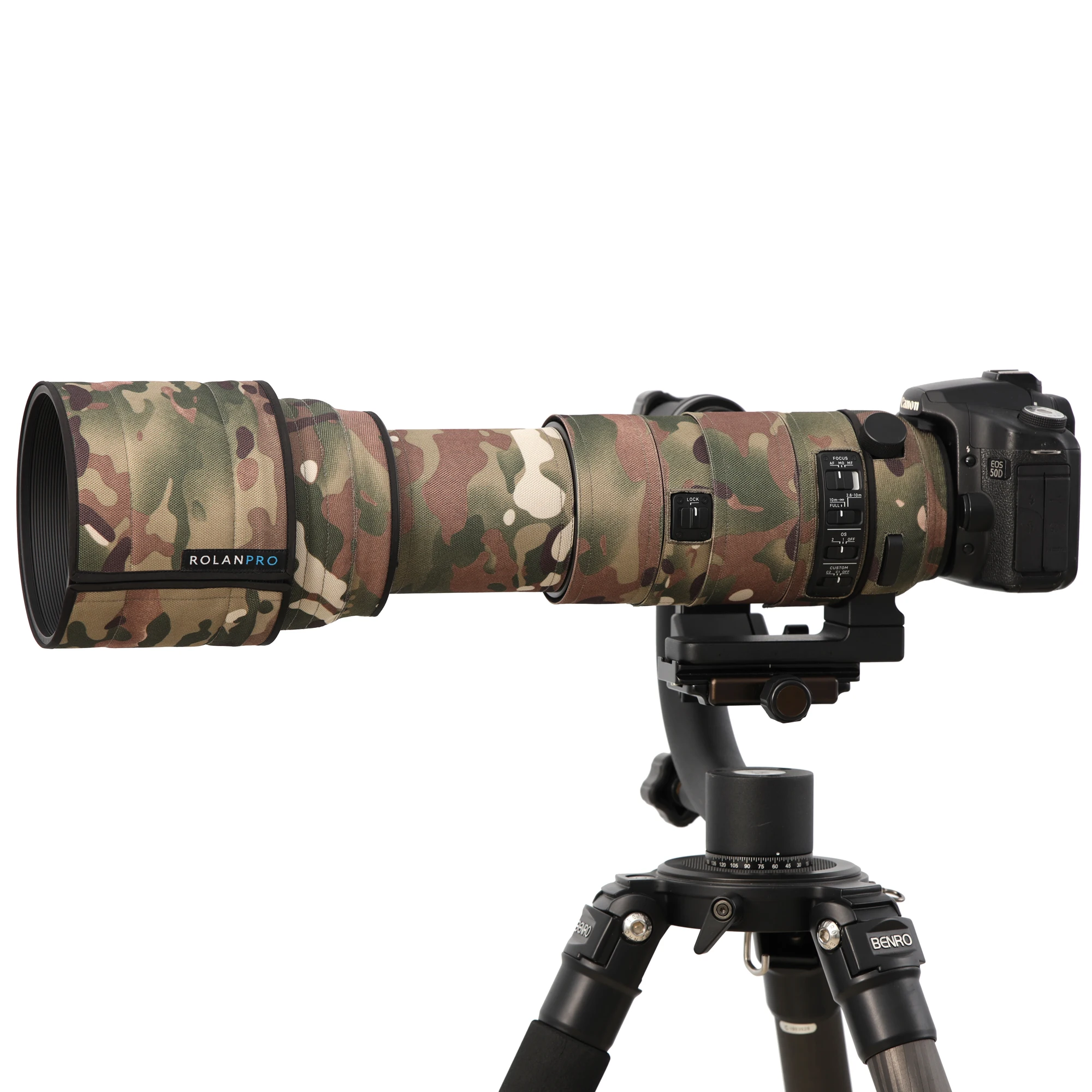 ROLANPRO Camera Lens Coat Camouflage For SIGMA 150-600mm F5-6.3 DG OS HSM Sports protective case guns clothing Rain Cover