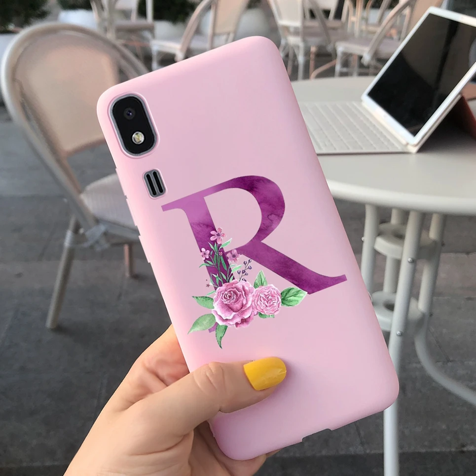 Silicon Case For Samsung Galaxy A02S SM-A025F Phone Cases Letter Back Cover For Samsung A 02 s A01 A2 Core Protective Funda Bag