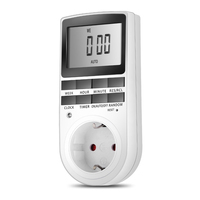 EU Electronic Digital Timer Switch US UK Plug Kitchen Timer Socket Outlet 230V 110V 16A 15A 12/24 Hour Programmable Timing