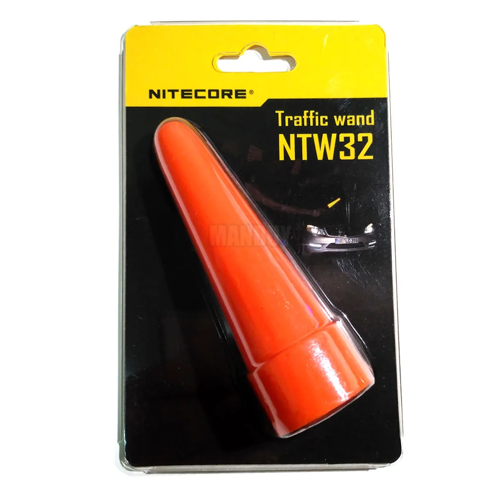 NITECORE NTW40 Led Light Diffuser Traffic Wand Cone Tip Suitable for The Flashlight with Head 40mm Portable Lighting Accessories