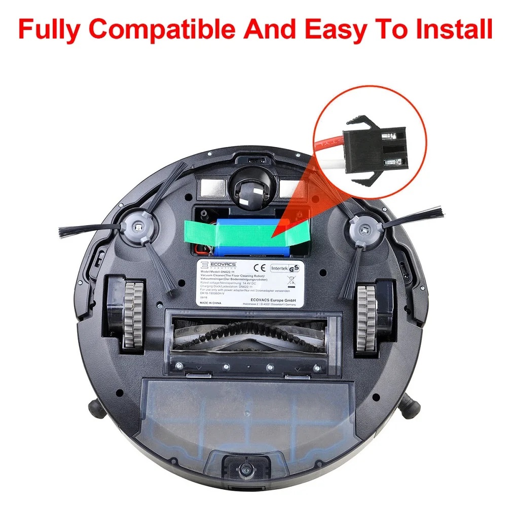 Stofzuiger 14.4V 2.6Ah Batterij Voor Ecovacs Deebot N79 N79S DN622 & Eufy Robovac 11,11S Max, 12,15C Max, 15T,30C,35C