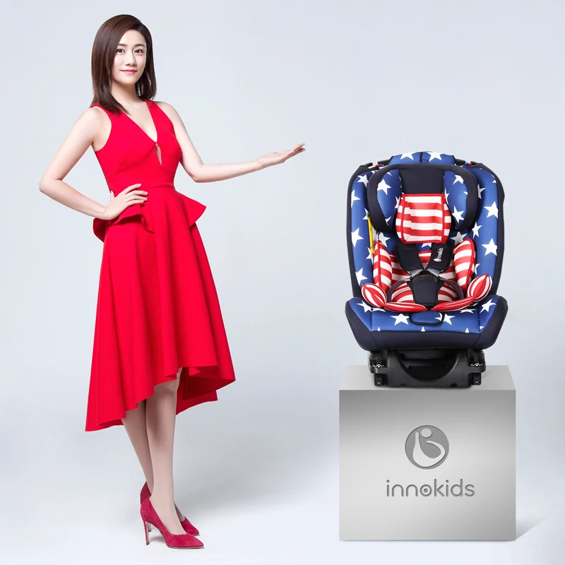 Innokids รถเด็กที่นั่งทารกแรกเกิดเด็ก Carseat กับ Isofix Latch Multifunctional เด็ก0-12ปี