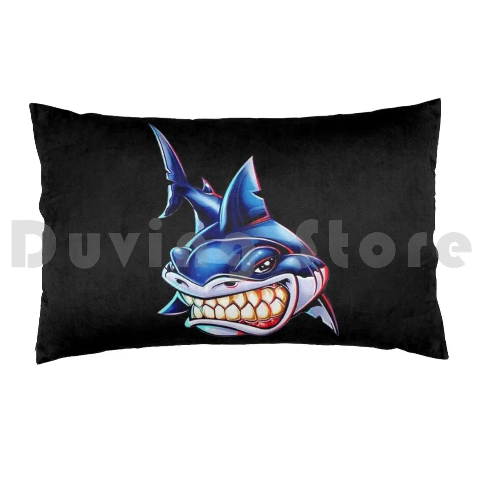 Shark Smiling Pillow Case Printed 50x75 Music Fenomenom Jimmy Margaritaville Buffett Country Beach Sea Islan