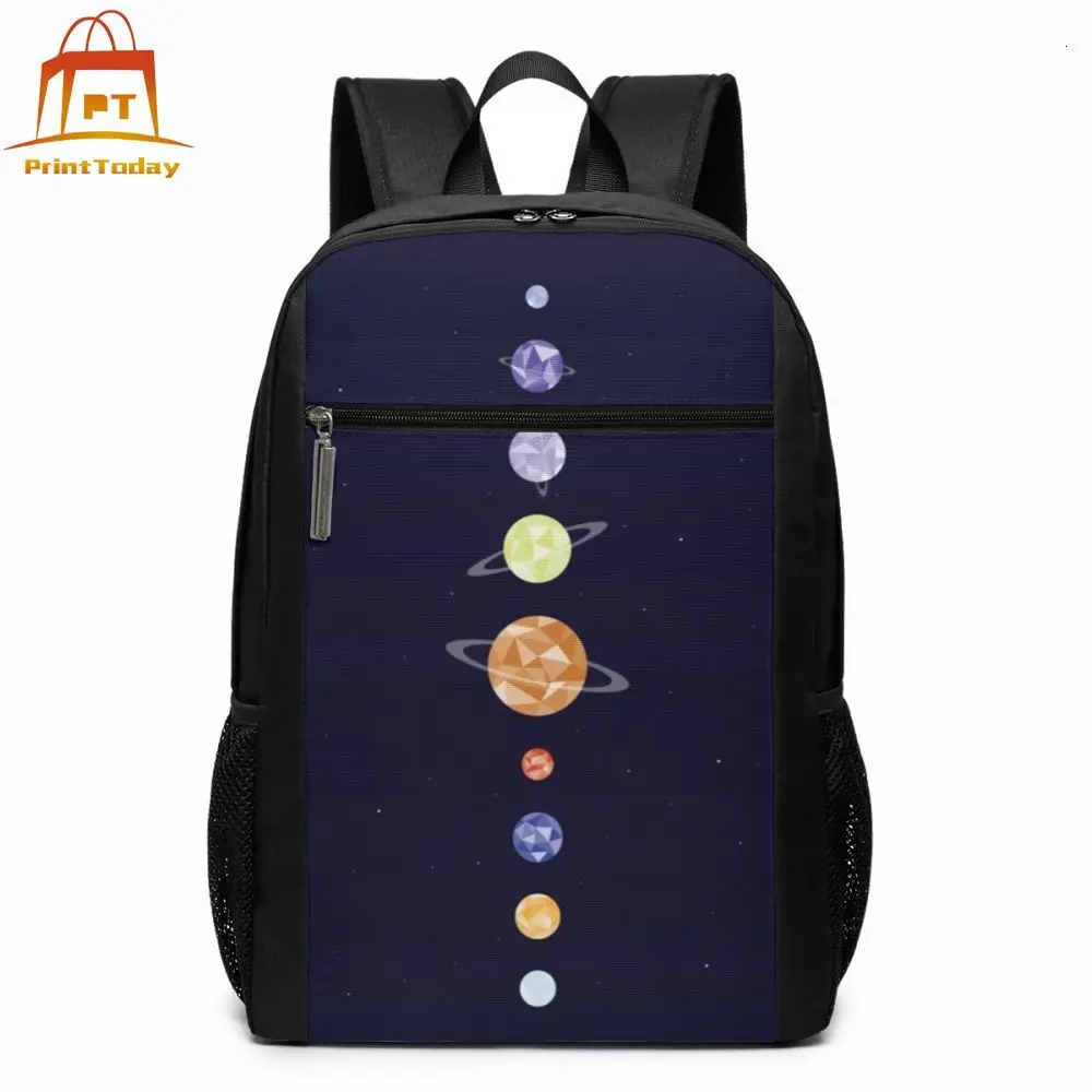 Saturn Backpack Saturn Backpacks Schoolbag Multi Purpose Bag High quality Print Men - Women Trendy Bags