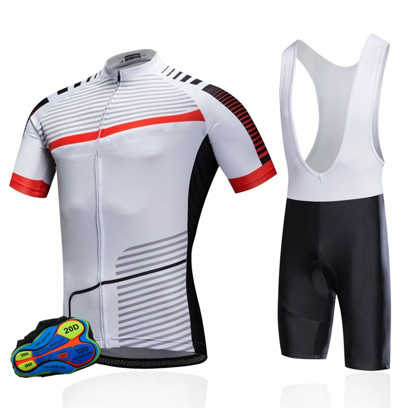 Ultraviolet-Proof Bicycle Suits Men\'s Bike Uniform Breathable Cycling Jerseys Sportswear Short Sleeve Bike Uniform With Pocket