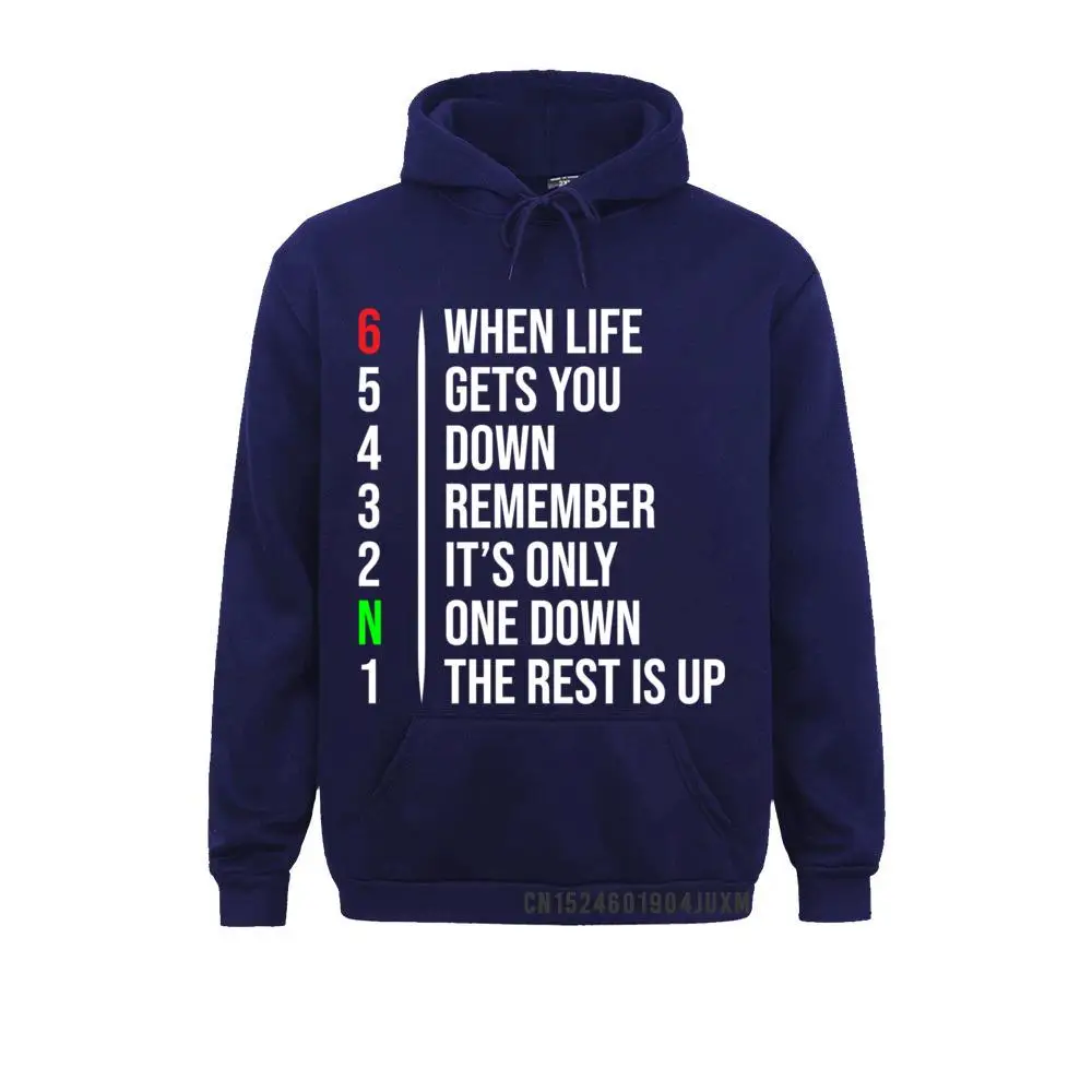 Motorbike Motorcycle Gears Hoodie When Life Gets You Down Pullover Hoodie Fall Hoodies Men Prevailing Sweatshirts