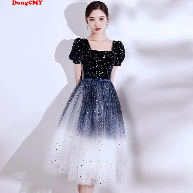 NEW SHORT SEQUIN COCKTAIL DRESSES DONGCMY EVENING SPECIAL OCCASION PARTY SERENE HILL TULLE ROBE DE SOIREE FASHION FOR WOMEN