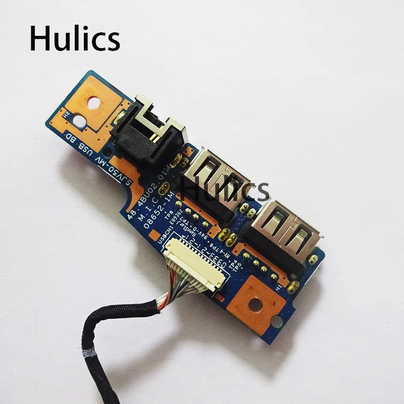 Hulics Used For Acer Gatewa NV52 NV53 USB Modem Jack Board   SJV50-MV 48.4BU02.01M 08652-1M