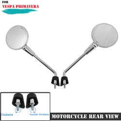 Motorcycle Rear View Rearview Mirrors Left Right Side Accessories For Vespa Primavera 4T-3V NOABS E2 E4 50 125 150 2T 4T 2013-18