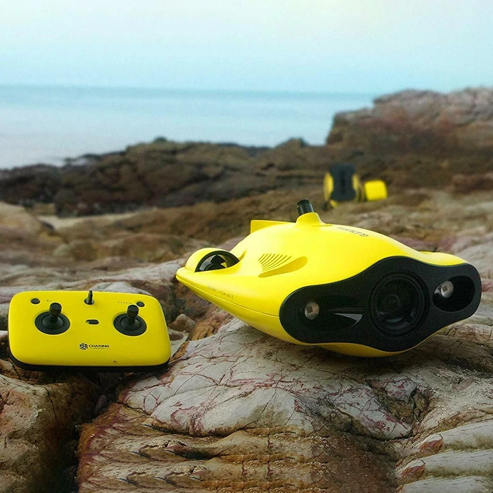 2021 Upgrade Portable Robot Underwater Diving Underwater Drone With Movable 4K Camera 64G 100M / 50M Depth Underwater Submarine