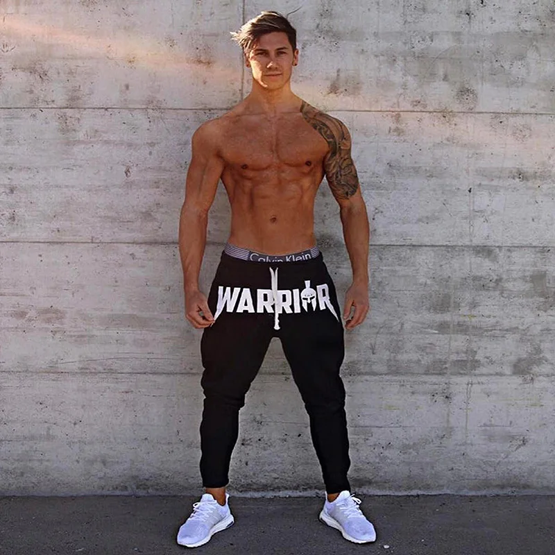 Spring and Autumn Sweatpants Men's Fashion Street Fitness Pants Gym Running Training Jogging Casual Track pants Hip Hop Trousers