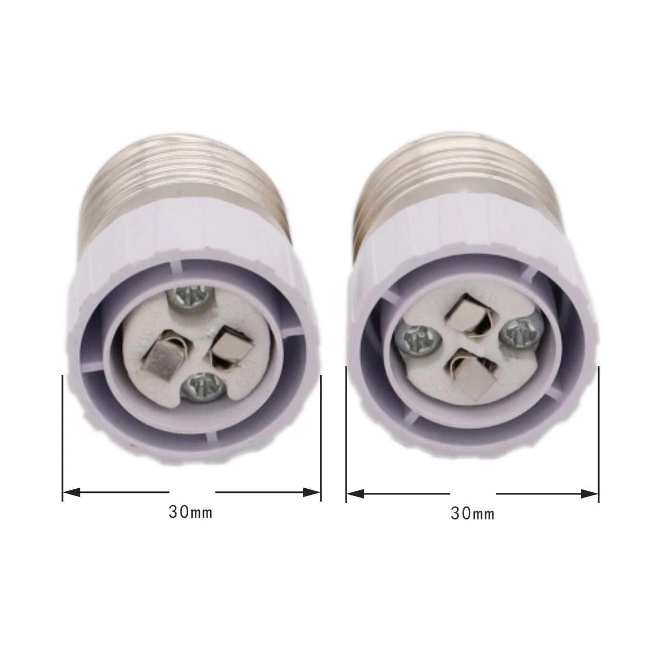 E27 To MR16 Base Converter E27 Lamp Holder Adapter Screw Socket MR16 GU5.3 To E27  LED Bulb Parts Caremic LED Light Lamp Adapter