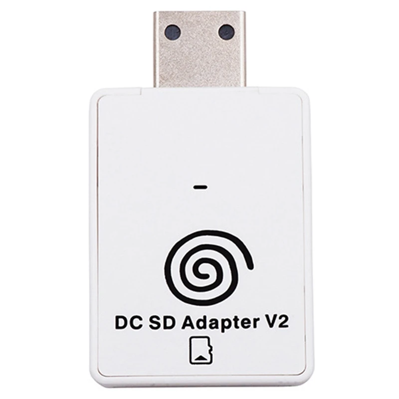 Dc sd tf leitor de adaptador de cartão v2 para sega dreamcast en cd com carregador de inicialização dreamshell