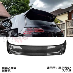 Car Styling for Volkswagen VW Golf 7 MK7 7.5 GTI GTD GTE Spoiler 2014-2019 ABS Plastic rear roof Trunk spoiler Wing