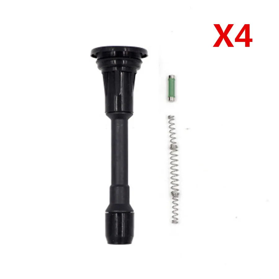 Boots Spark Plug Cap Ignition Coil For Nissan Juke Micra Qashqai Trail Tiida Renault Koleos