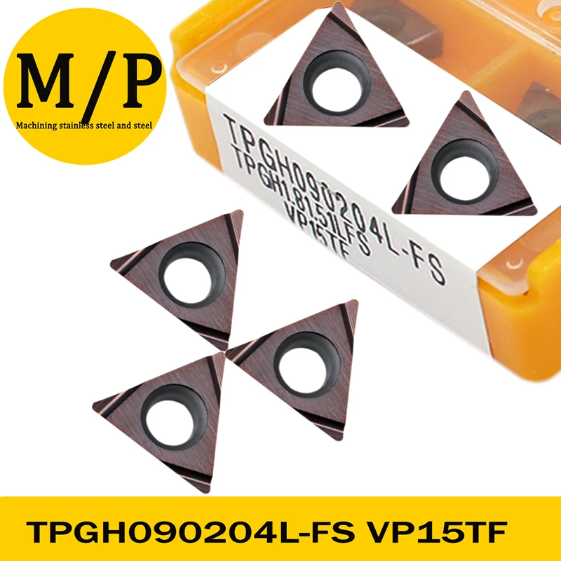 

Твердосплавные токарные инструменты и расточные оправки TPGH090204 L FS VP15TF SBJ Use Inset TPGH 0902 INSETS