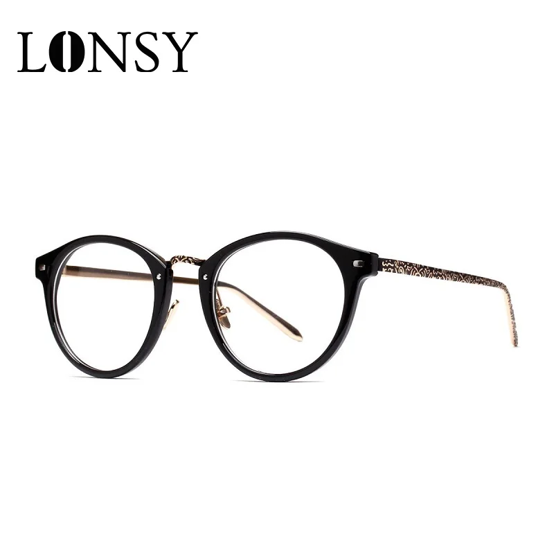 LONSY Fashion Glasses Frame Women Vintage Myopia Eyeglasses For Female.Buy 1 Get 1 Free