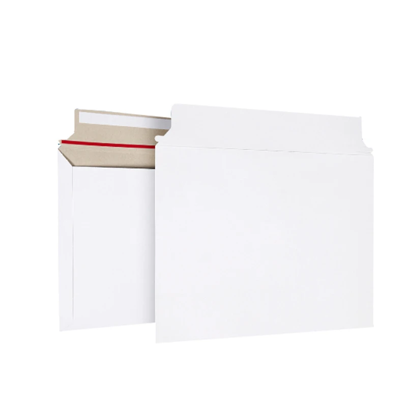 10PCS 250x160mm Mailjackets Rigid Mailers Self-Seal Stay Flat Photo Packaging Paperboard Envelopes ,Document Cardboard Mailers