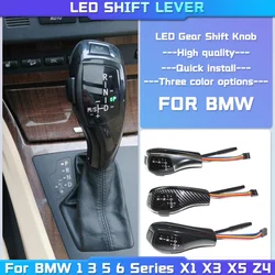 Pommeau de levier de vitesse LED, accessoires de levier de vitesse, BMW Série 1, 3, 6, 5, E38, E39, E46, E60, E61, E63, E64, E81, E82, E83, E84, E90, E91, E92, E93