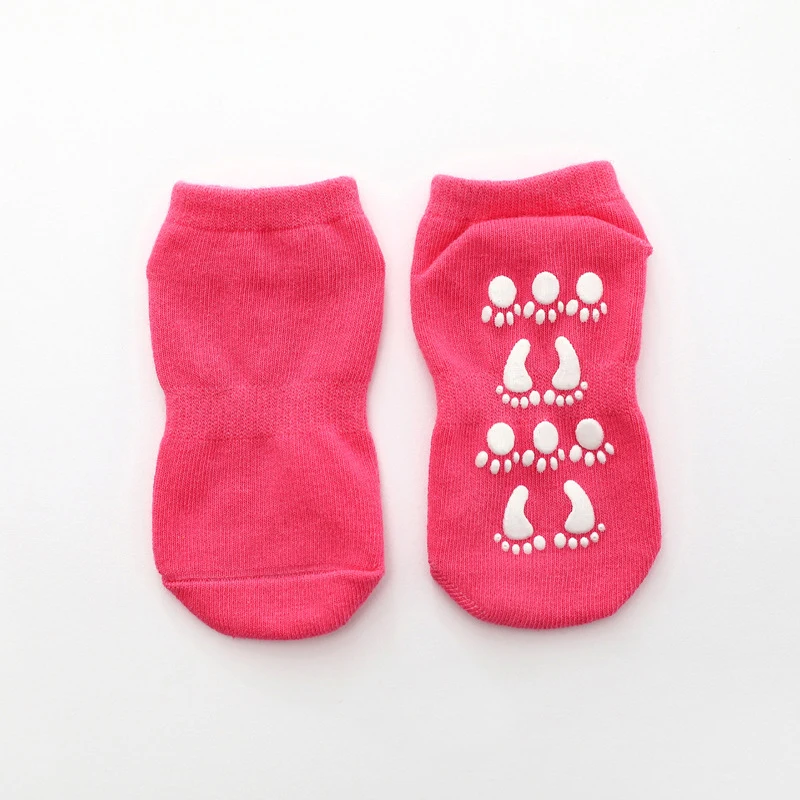 Breathable Anti-skip Socks Floor Socks Trampoline Socks Cotton Indoor Activities Socks for Kids Girls Boys Adults Short Socks