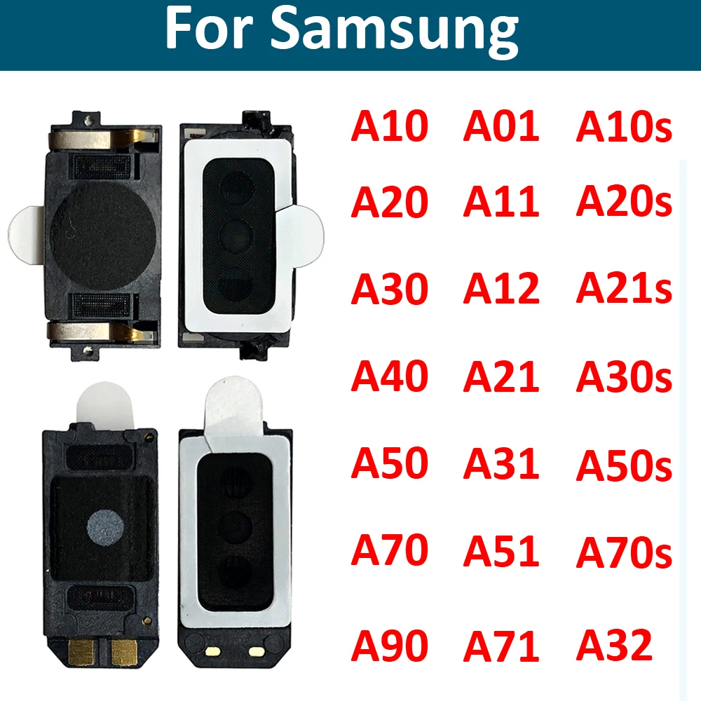 2Pcs Earpiece Ear Speaker Sound Receiver Flex Cable For Samsung A10 A20 A30 A50 A70 A10s A20s A30s A50s A21s A01 A31 A51 A71 A32