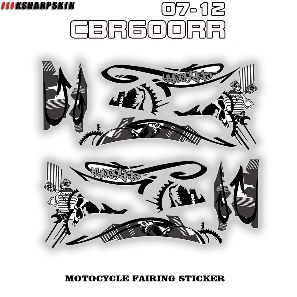 

The new motorcycle parts body fairing sticker waterproof personalized decorative film is suitable for HONDA CBR600RR F5 07-12