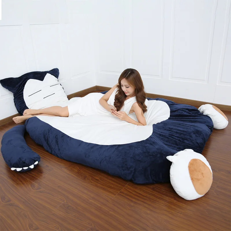 Matress Cute Lazy Sofa Bed Double Cartoon Tatami Mattress Creative Bedroom To Increase Sleeping Mat Temporary Bed