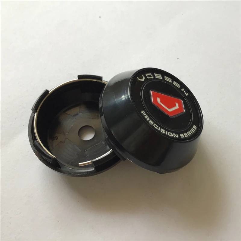 4Pcs 65mm For VOSSEN Wheel Center Hub Caps Car Styling Cover 45mm Emblem Badge Logo Auto Rims Cover Accessories