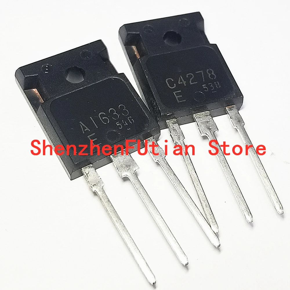 

10pcs/lot (5pcs A1633 + 5pcs C4278) 2SA1633 2SC4278 TO-3P New original In Stock