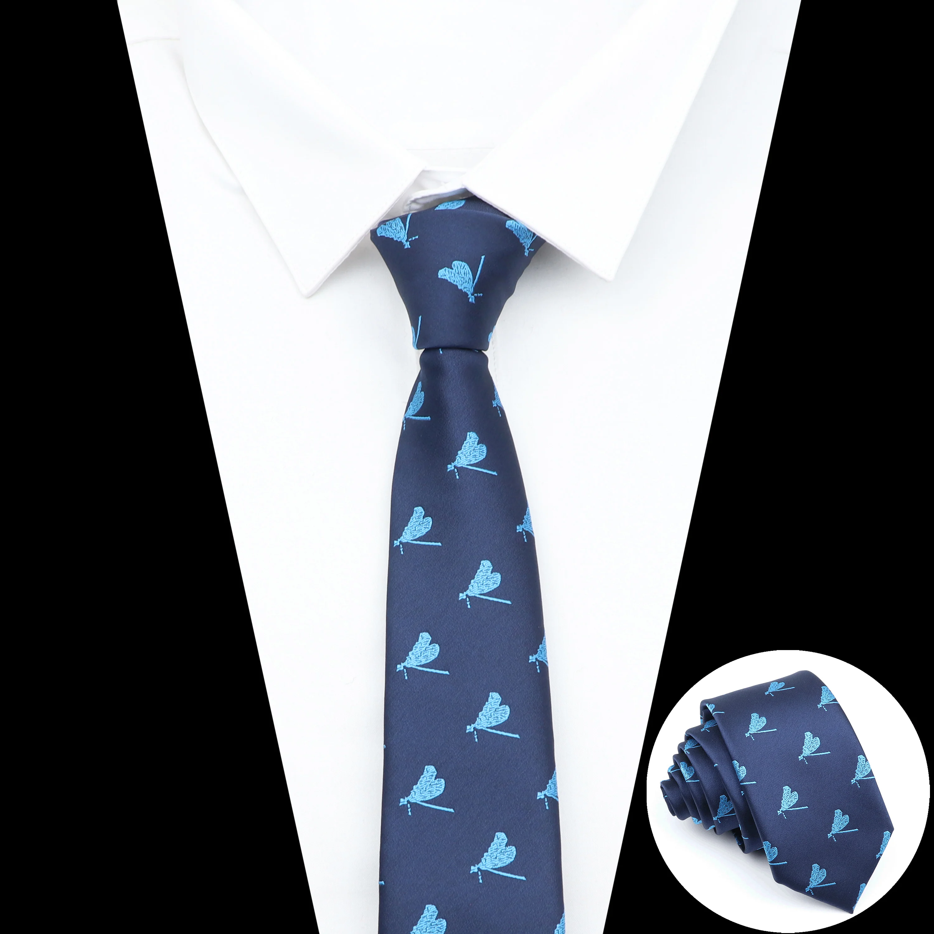 Fashion Tie Men's Tie Red Blue Print Cartoon Cat Car Neckties Accessories Daily Wear Cravat Wedding Party Original Gift For Man
