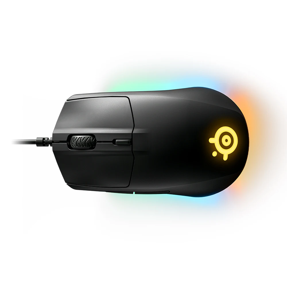 Mới Steelseries Đối Thủ 3 Chuột Chơi Game 8,500 CPI Lăng Kính RGB Hiệu Ứng Ánh Sáng Nhẹ Chuột Chơi Game Có Dây