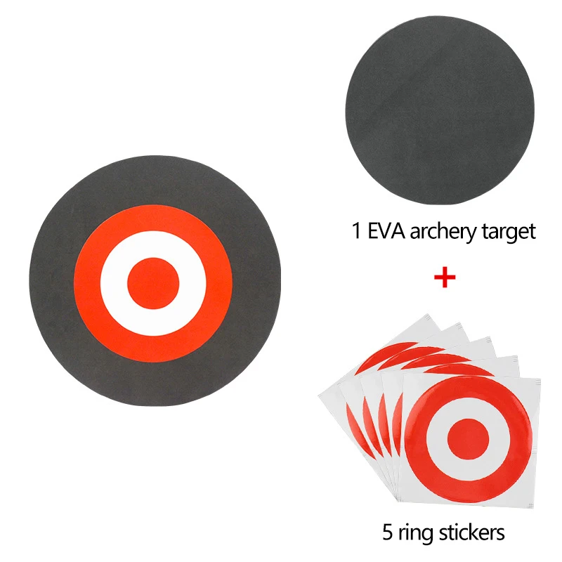 EVA Mobile Archery Target Archery Foam Mobile Target Lightweight And Durable Round Ring Sticker Entertainment Gam Shooting Sets