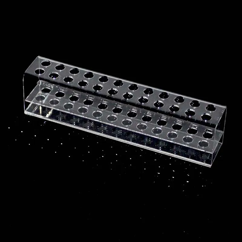 24 holes Acrylic Pen Pencil Stand Holder Makeup Cosmetic Brush Storage Organizer Rack Eyebrow pencil Jewelry Display Shelf