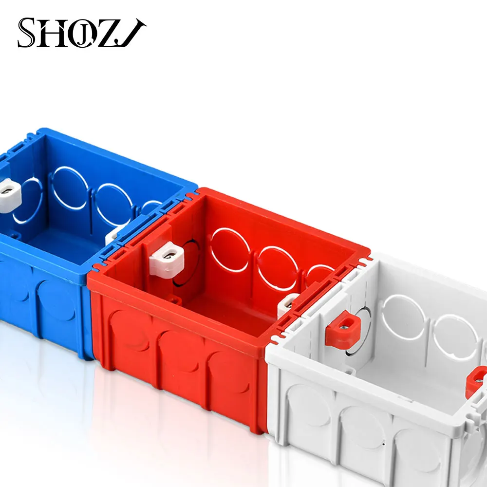 Mounting Box Cassette Switch Socket Junction Box Hidden Concealed Adjustable Wall  Internal Mounting Box Type 86