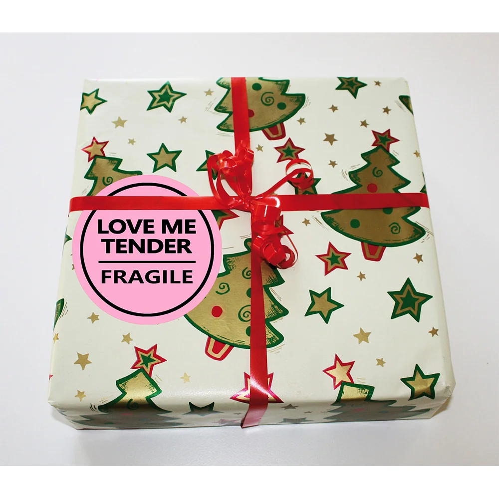 2 Inch 504PCS Pink Fragile Sticker Love Me Tender Shipping Label for Envelope Gift Jewelry Bag Care Warning Shipping Stickers