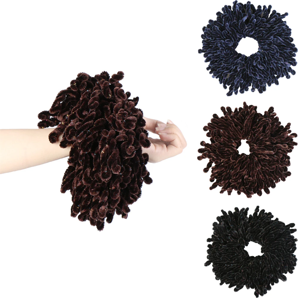 

Muslim Women Twist Scrunchie Elastic Hair Hijab Scarf Headwear Hairband Band Stretch Ladies Turban Head Wrap Bandana Accessories