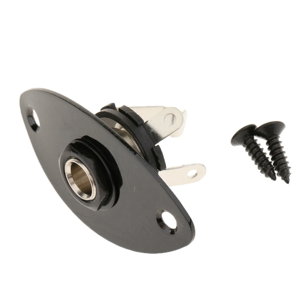 Standard Recessed Oval Plate w/ Jack for  Jackson Electric Guitars - view 5